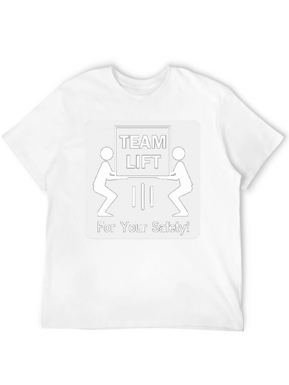 Team Lift Safety T-Shirt - Black Crew Neck
