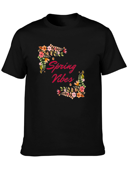 Spring Vibes Floral Graphic Tee