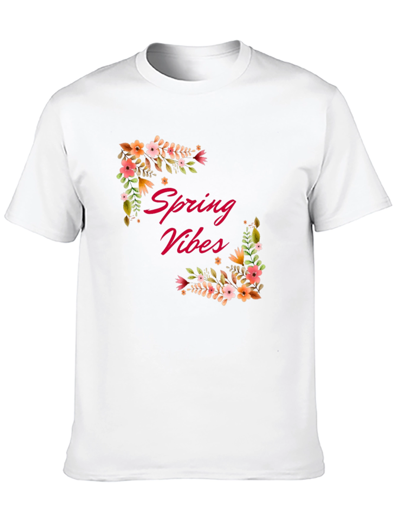 Spring Vibes Floral Graphic Tee