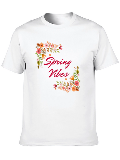 Spring Vibes Floral Graphic Tee