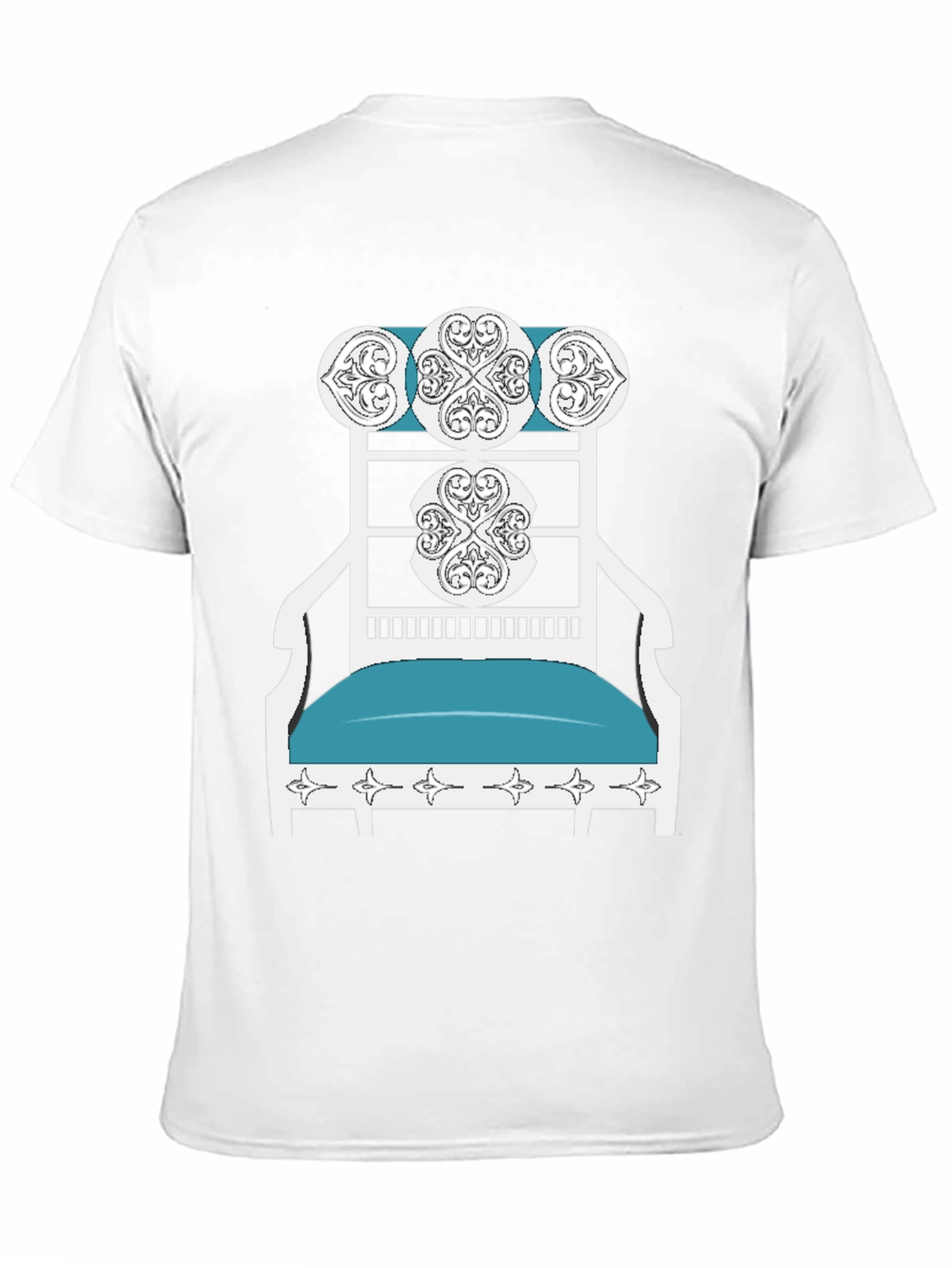 Novelty T-Shirt: Ornate Chair Design