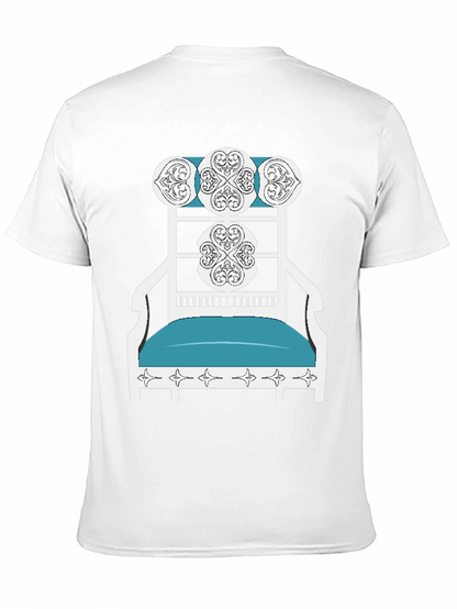 Novelty T-Shirt: Ornate Chair Design