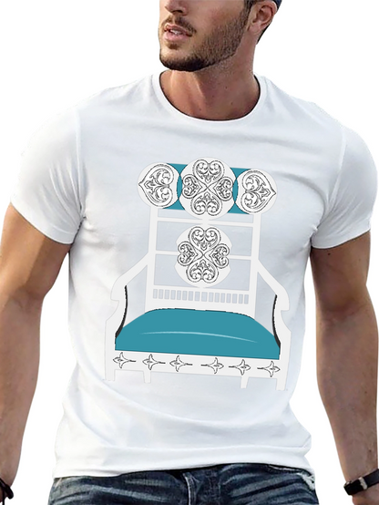 Novelty T-Shirt: Ornate Chair Design