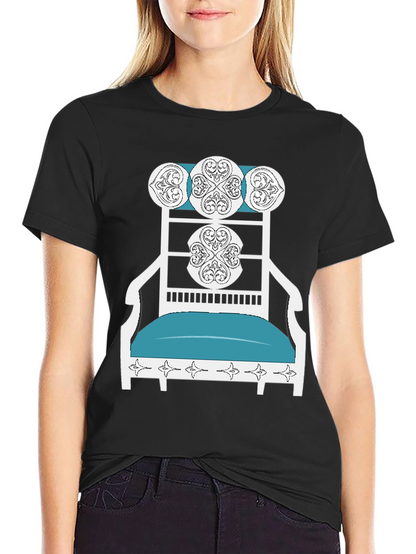 Novelty T-Shirt: Ornate Chair Design
