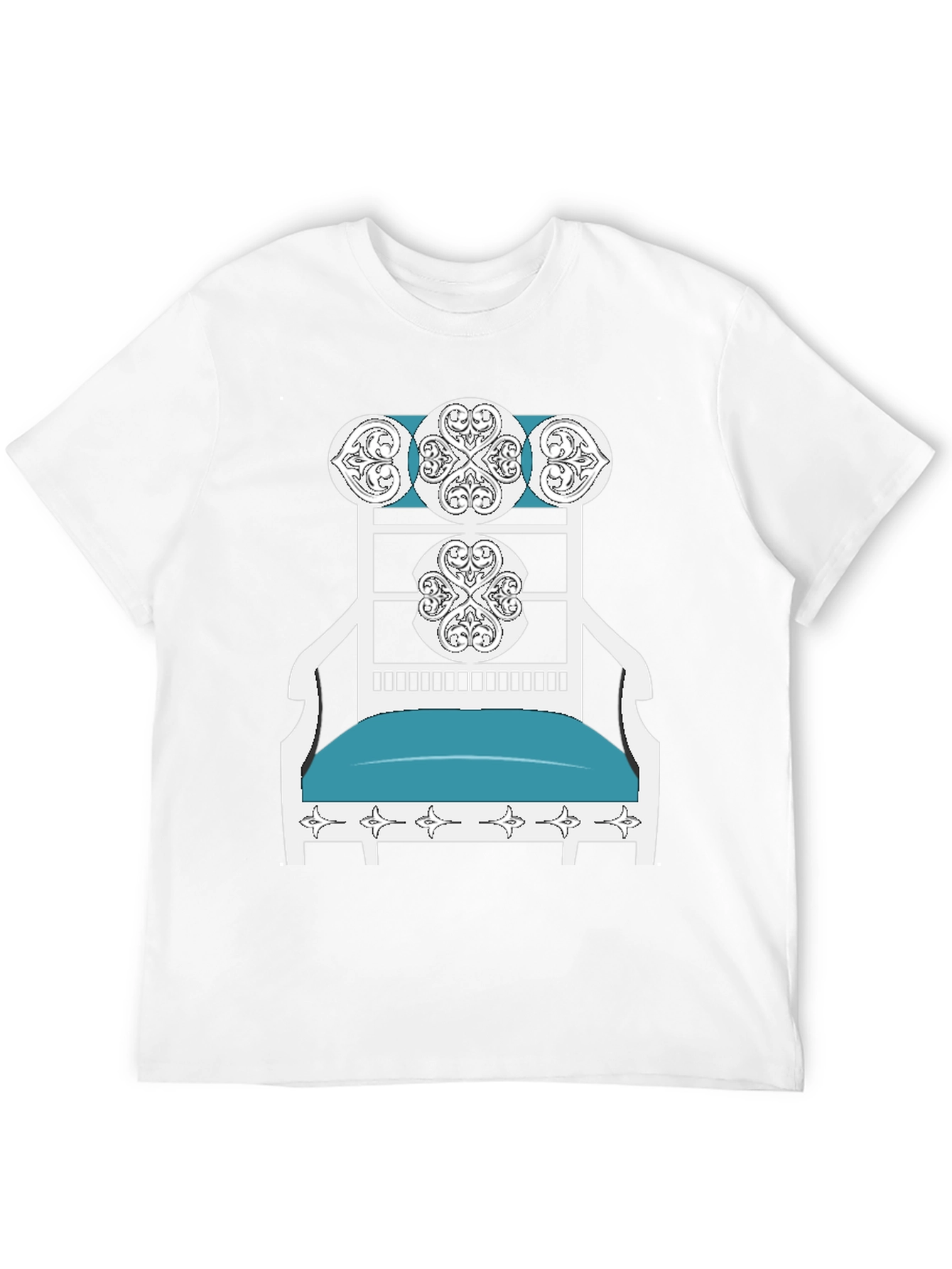 Novelty T-Shirt: Ornate Chair Design