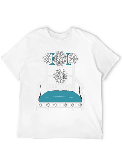 Novelty T-Shirt: Ornate Chair Design
