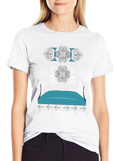 Novelty T-Shirt: Ornate Chair Design