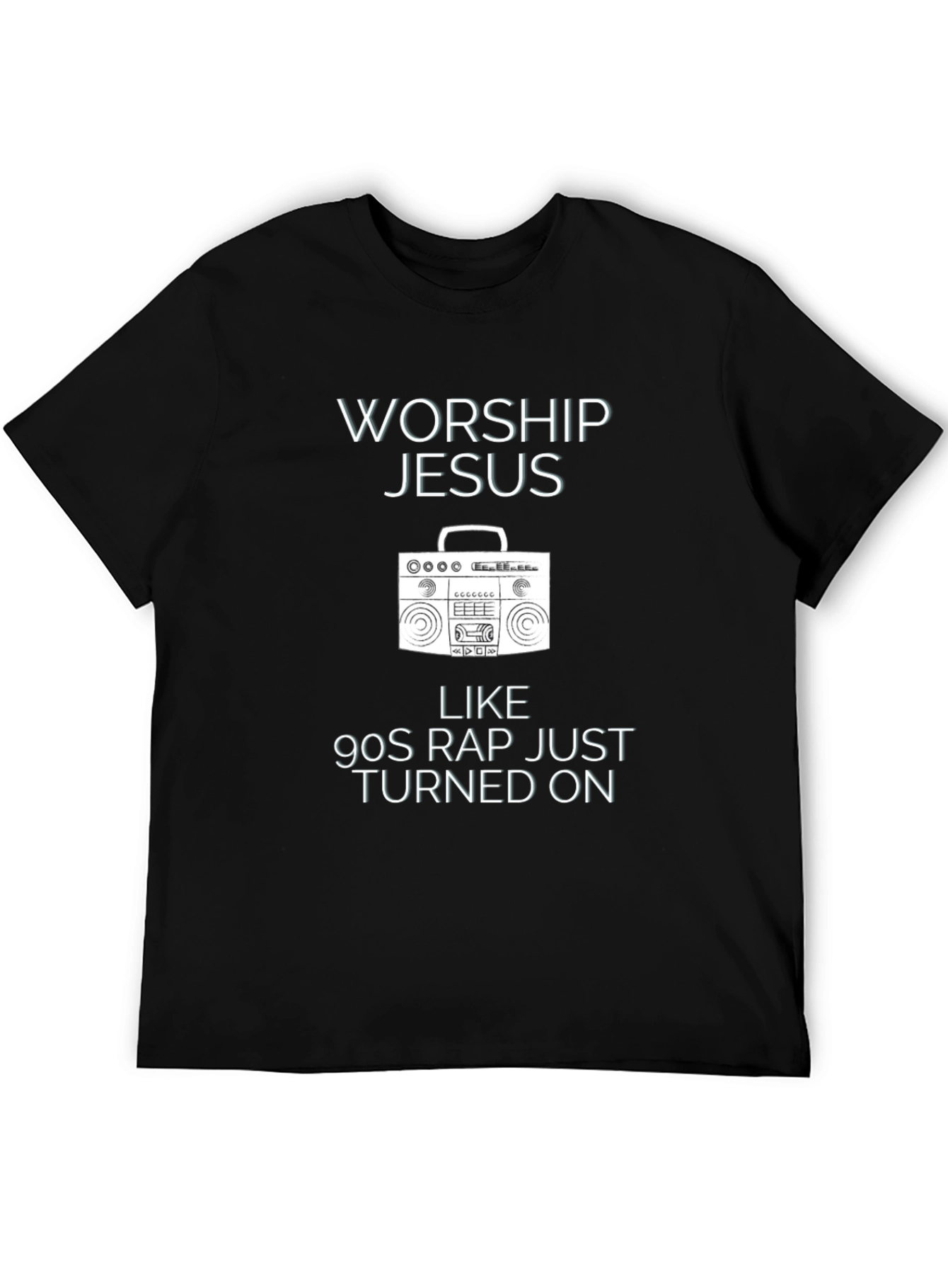 Worship Jesus 90s Rap T-Shirt