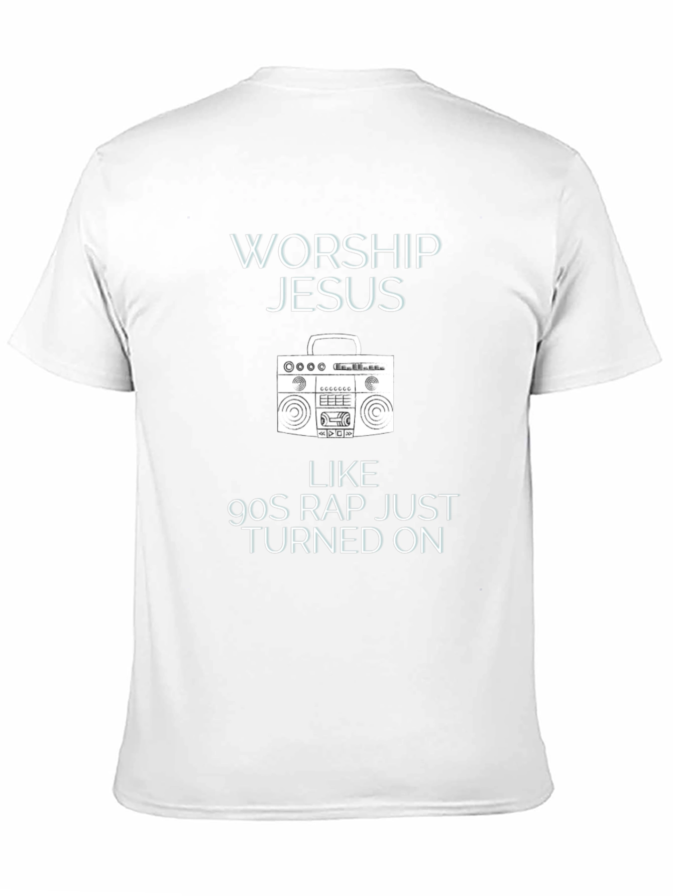 Worship Jesus 90s Rap T-Shirt