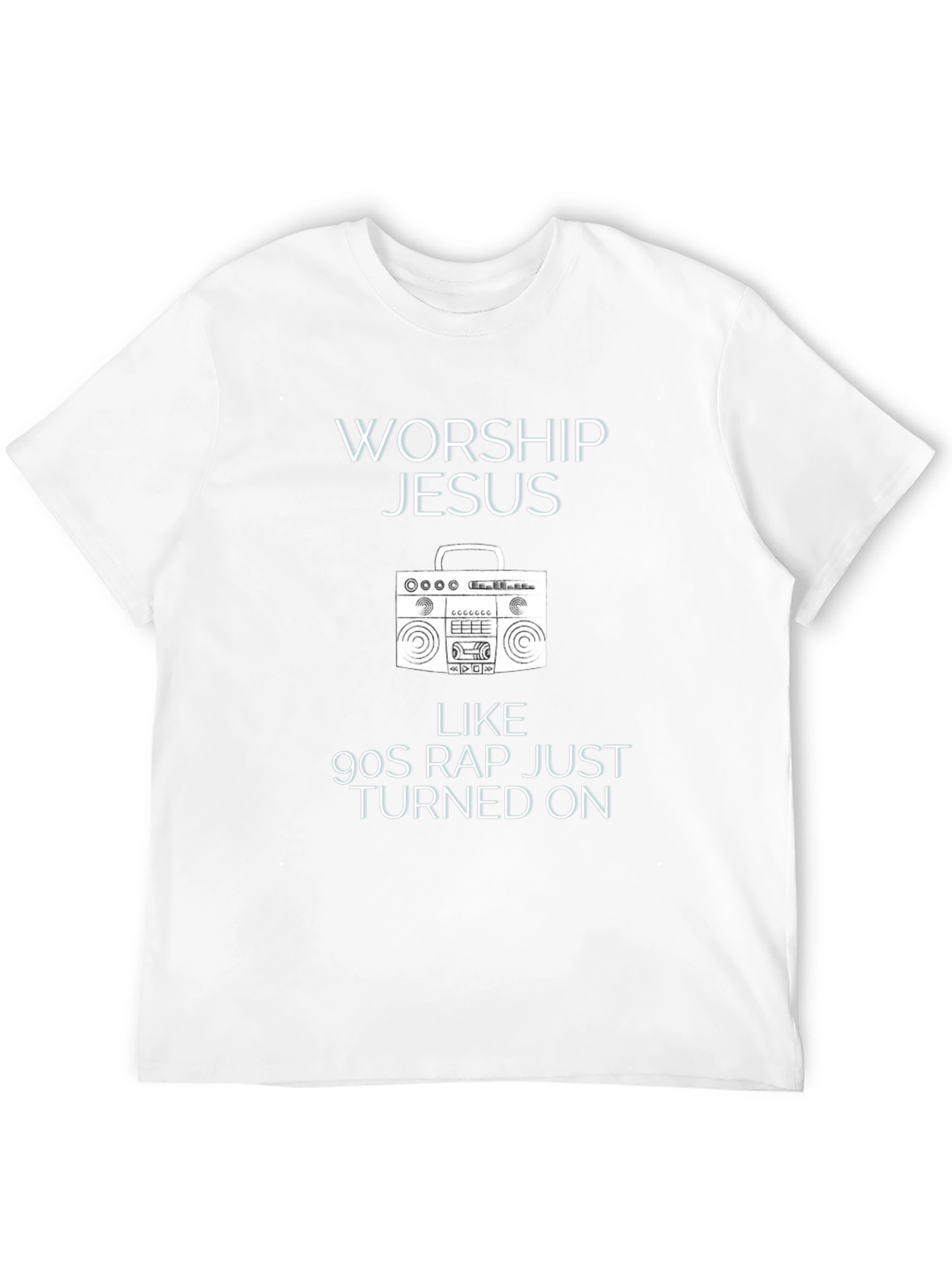 Worship Jesus 90s Rap T-Shirt