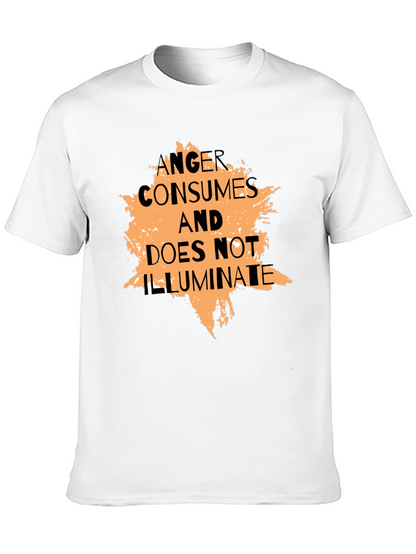 Anger Consumes Graphic Tee - Black