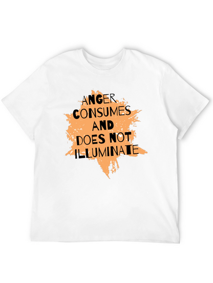 Anger Consumes Graphic Tee - Black