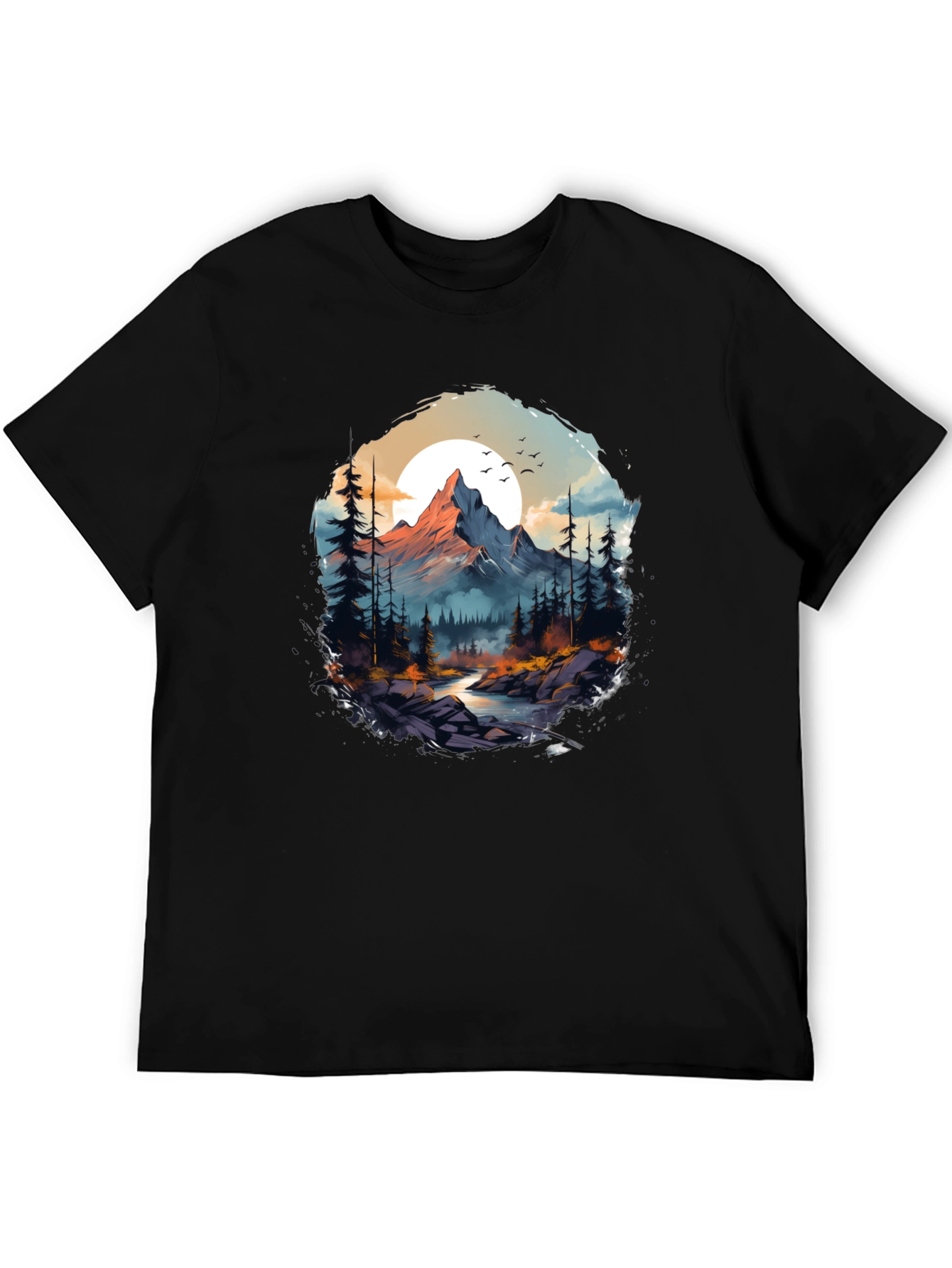 Mountain Landscape Graphic Tee