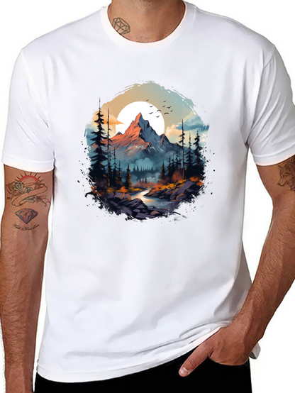 Mountain Landscape Graphic Tee