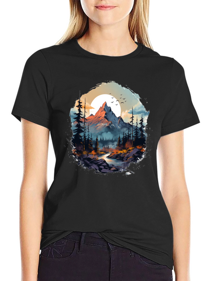 Mountain Landscape Graphic Tee