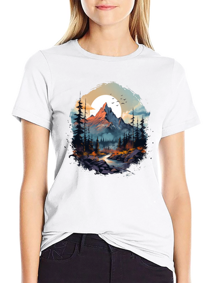 Mountain Landscape Graphic Tee
