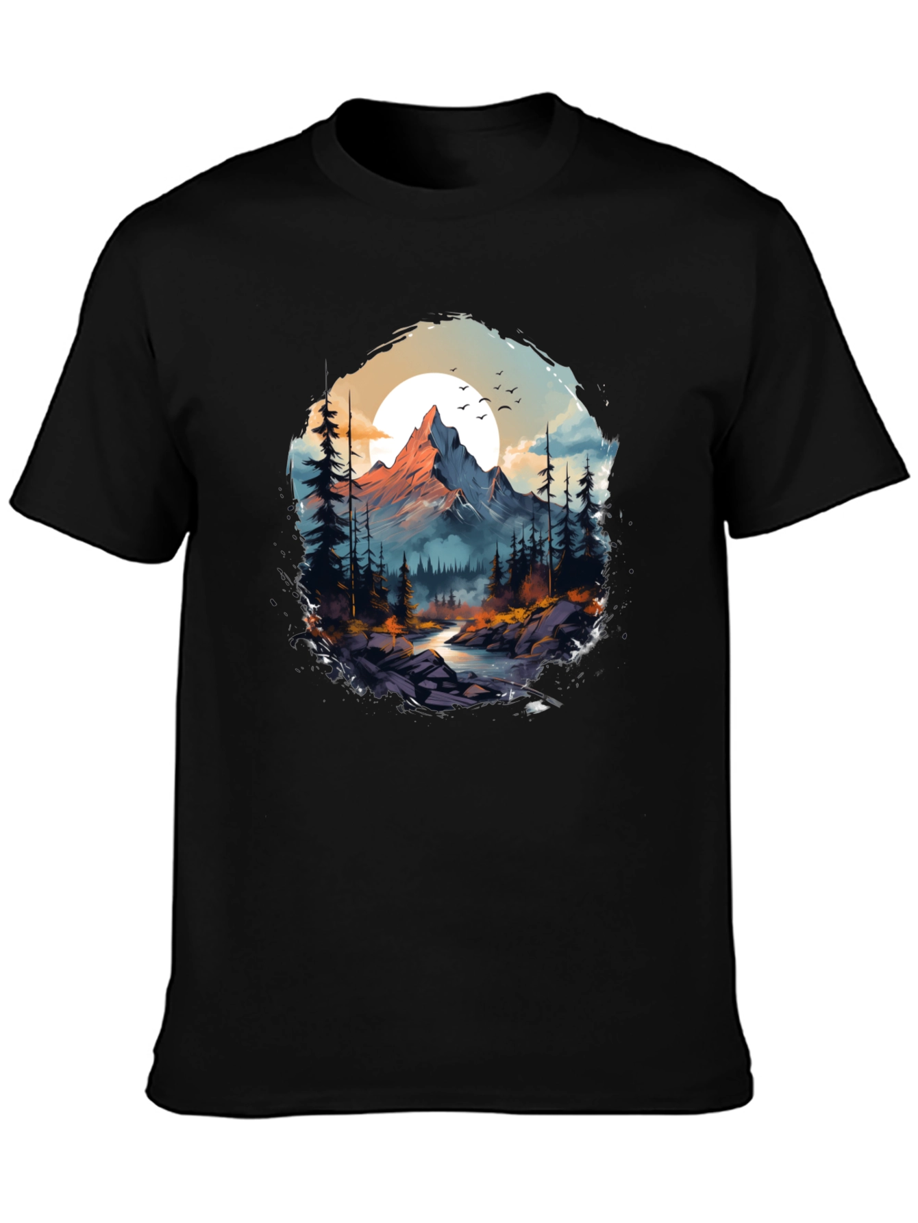 Mountain Landscape Graphic Tee