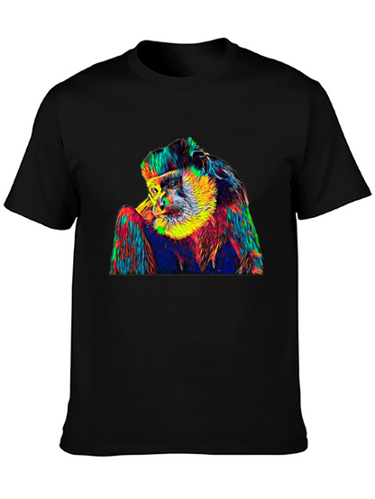 Psychedelic Monkey Graphic T-Shirt