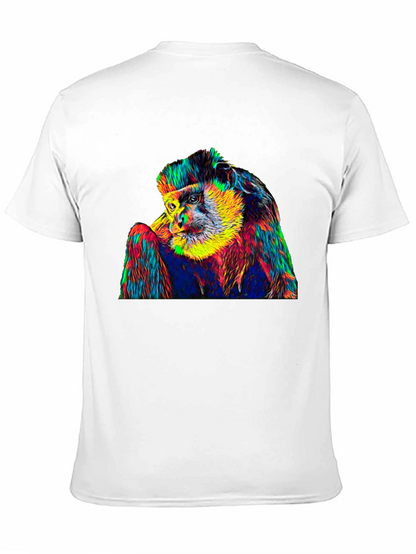 Psychedelic Monkey Graphic T-Shirt
