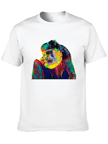 Psychedelic Monkey Graphic T-Shirt