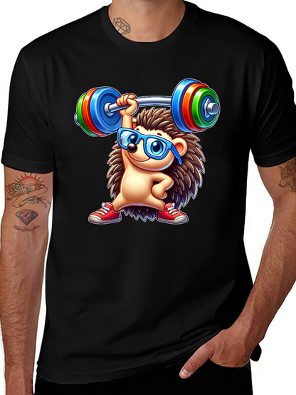 Workout Hedgehog Graphic Tee