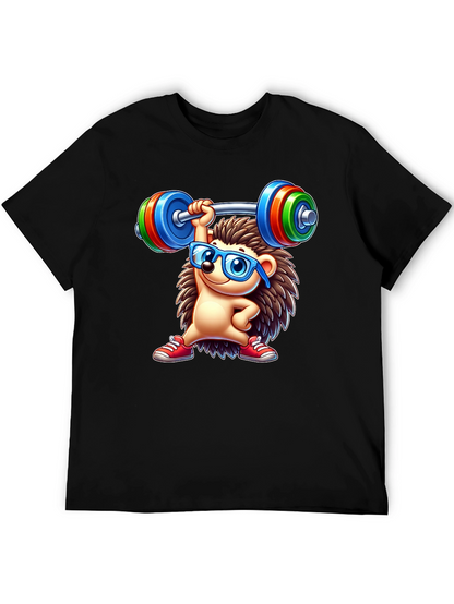 Workout Hedgehog Graphic Tee