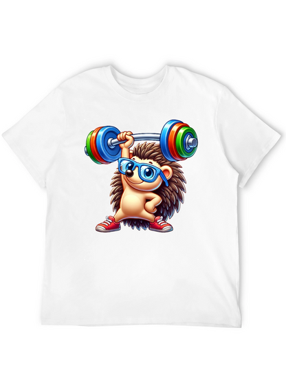 Workout Hedgehog Graphic Tee