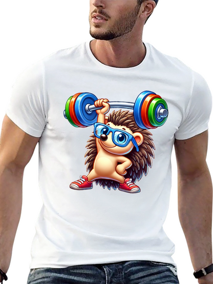 Workout Hedgehog Graphic Tee