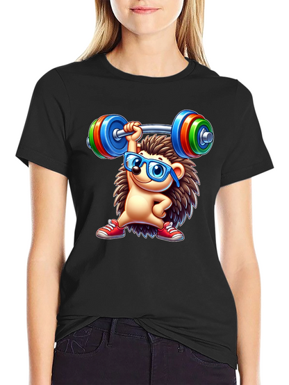Workout Hedgehog Graphic Tee