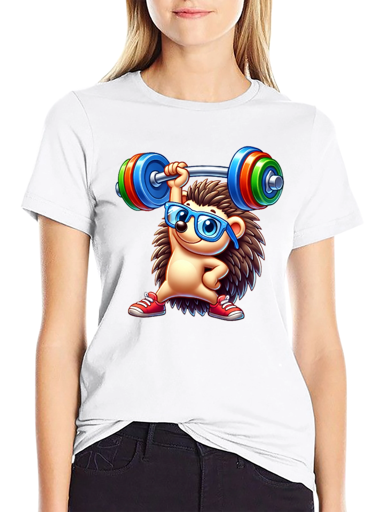 Workout Hedgehog Graphic Tee