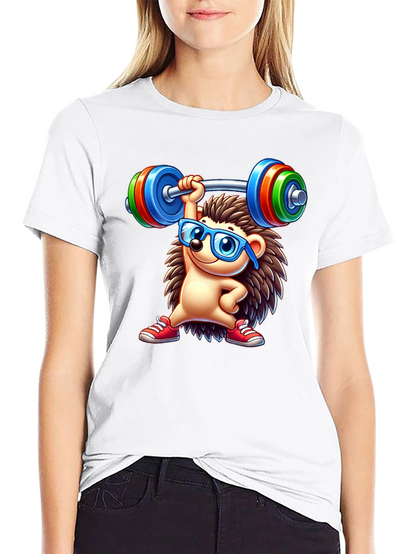 Workout Hedgehog Graphic Tee