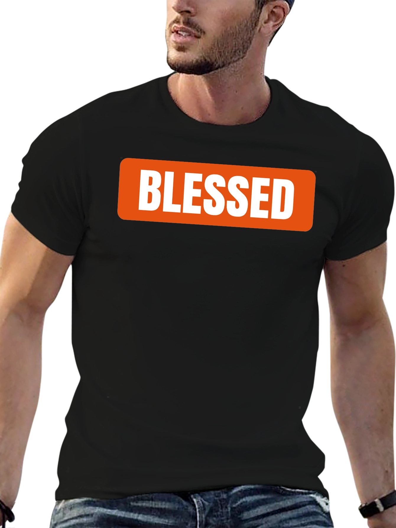 Blessed Graphic Tee - Stylish Mens T-Shirt