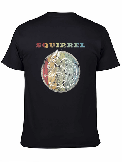 Retro Squirrel Graphic T-Shirt
