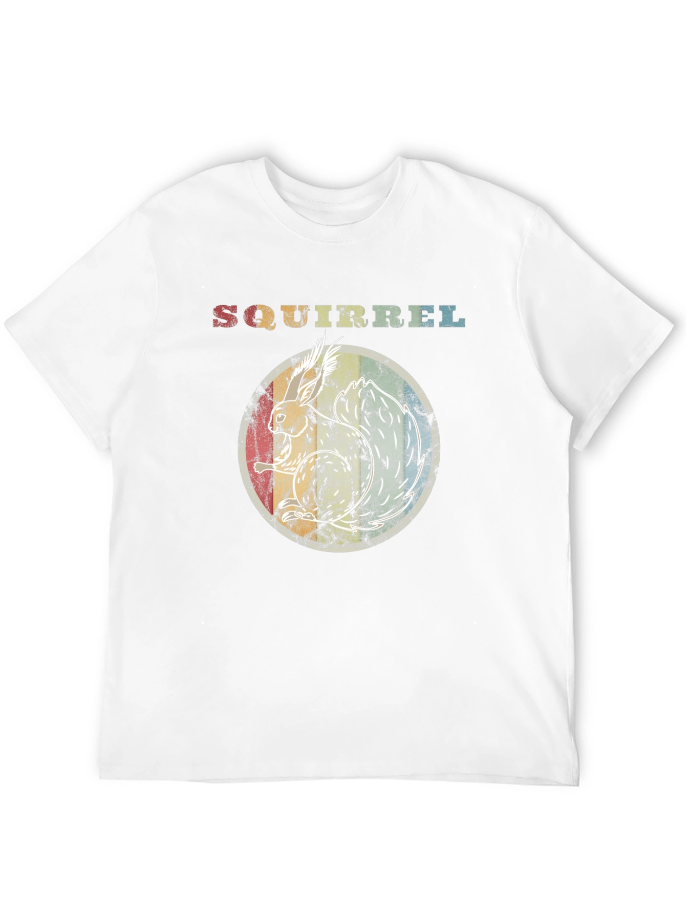 Retro Squirrel Graphic T-Shirt