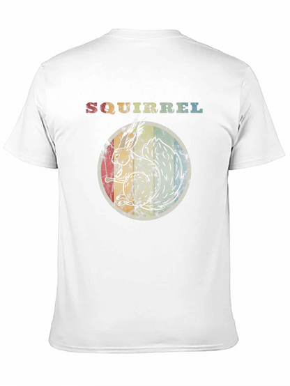 Retro Squirrel Graphic T-Shirt