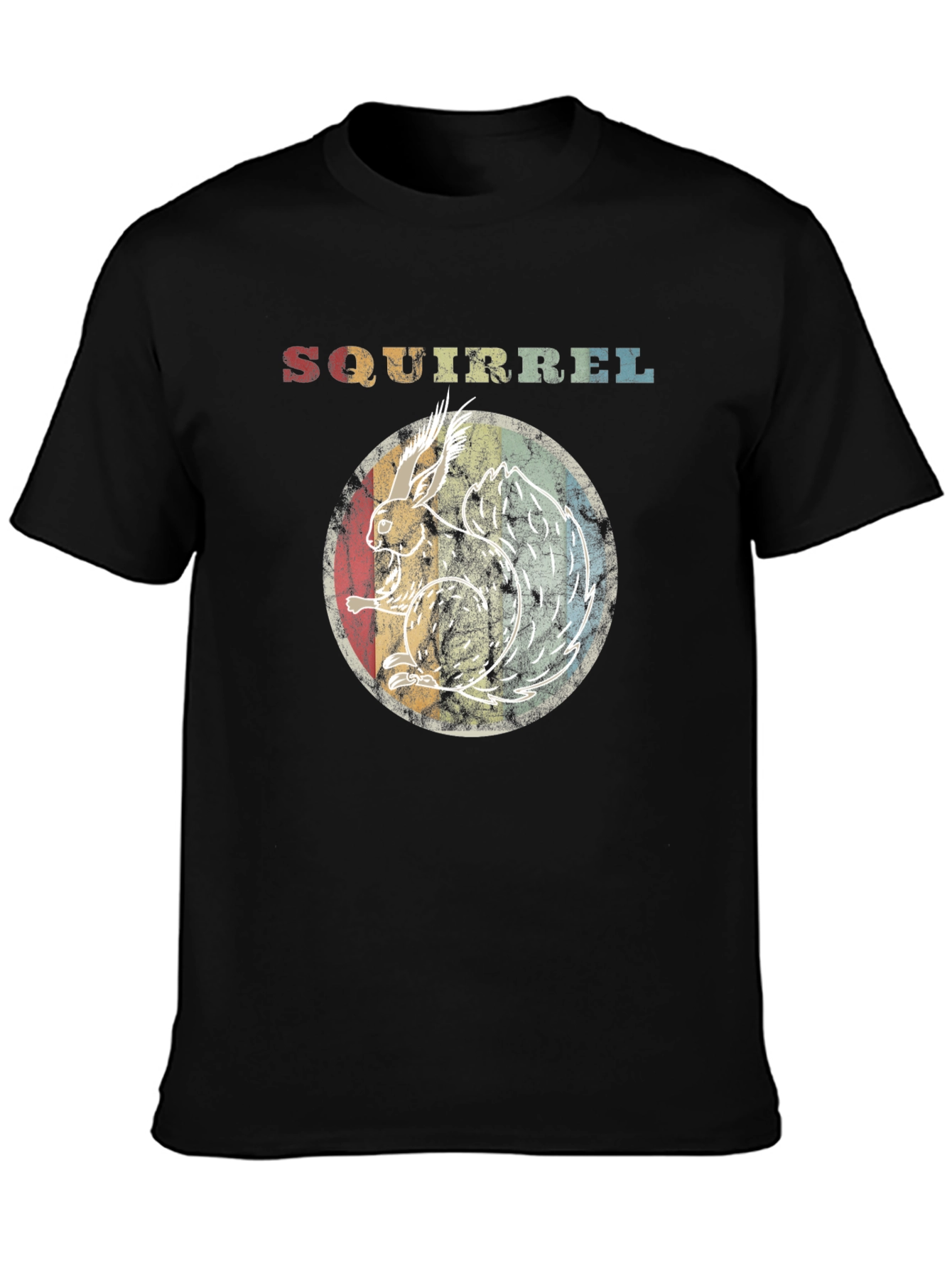 Retro Squirrel Graphic T-Shirt