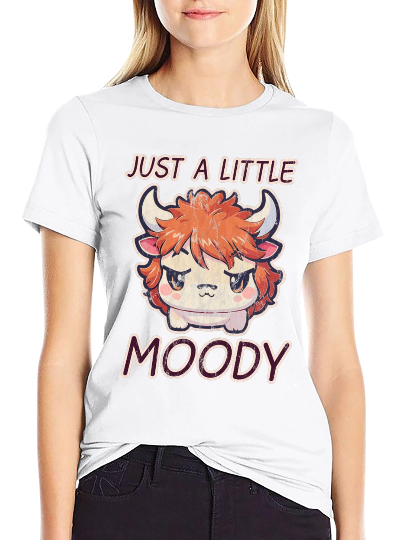 Just A Little Moody Graphic T-Shirt