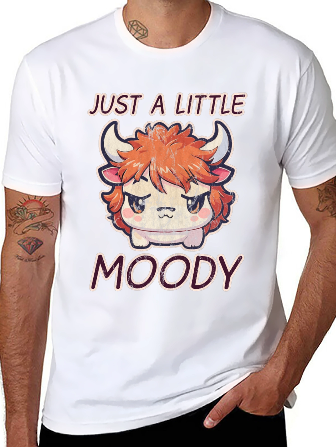 Just A Little Moody Graphic T-Shirt