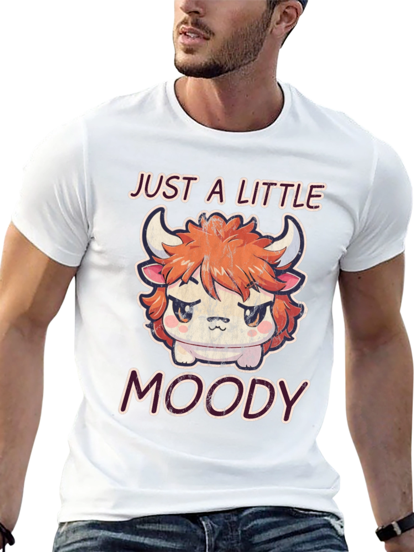 Just A Little Moody Graphic T-Shirt