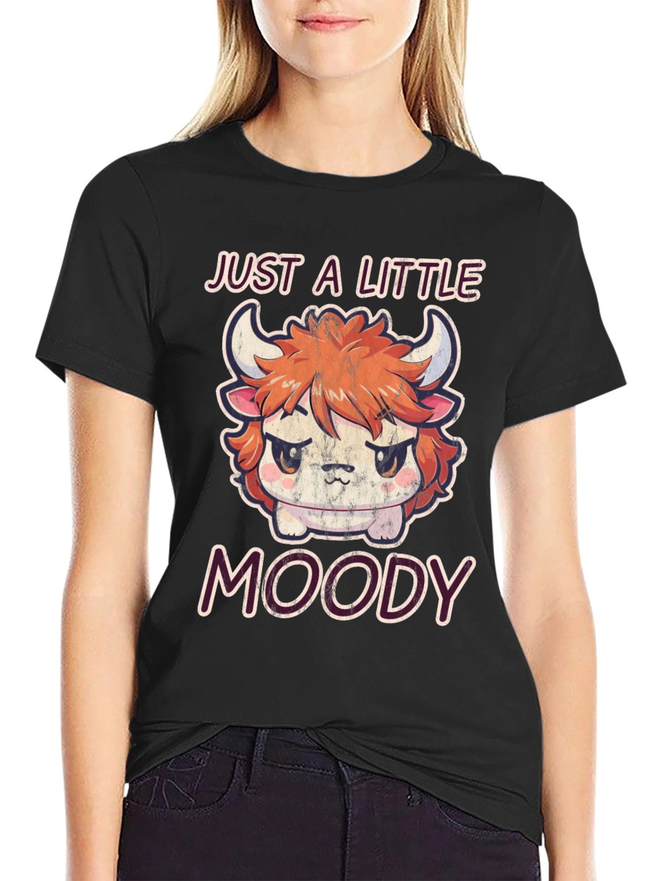Just A Little Moody Graphic T-Shirt