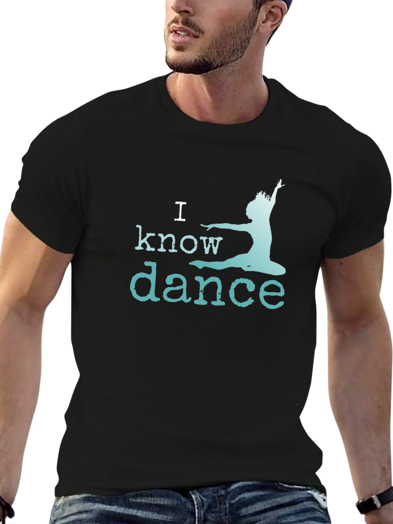 I Know Dance T-Shirt - Black Graphic Tee