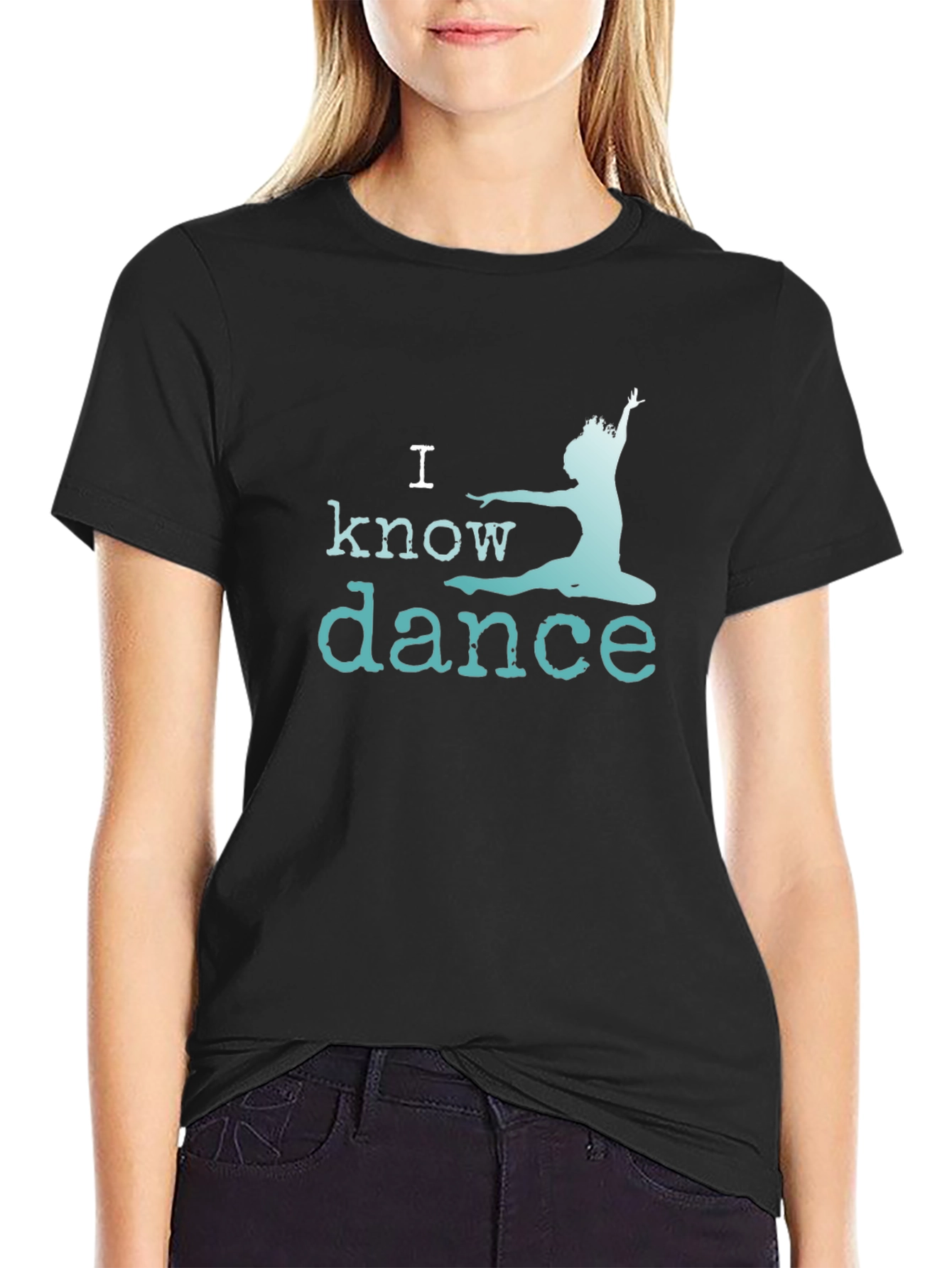 I Know Dance T-Shirt - Black Graphic Tee