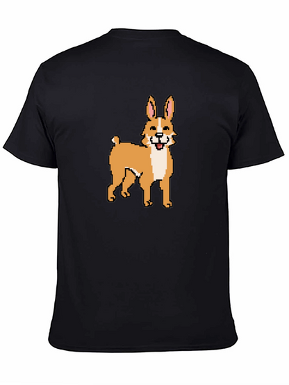 Pixel Art Dog T-Shirt - Unique Graphic Tee