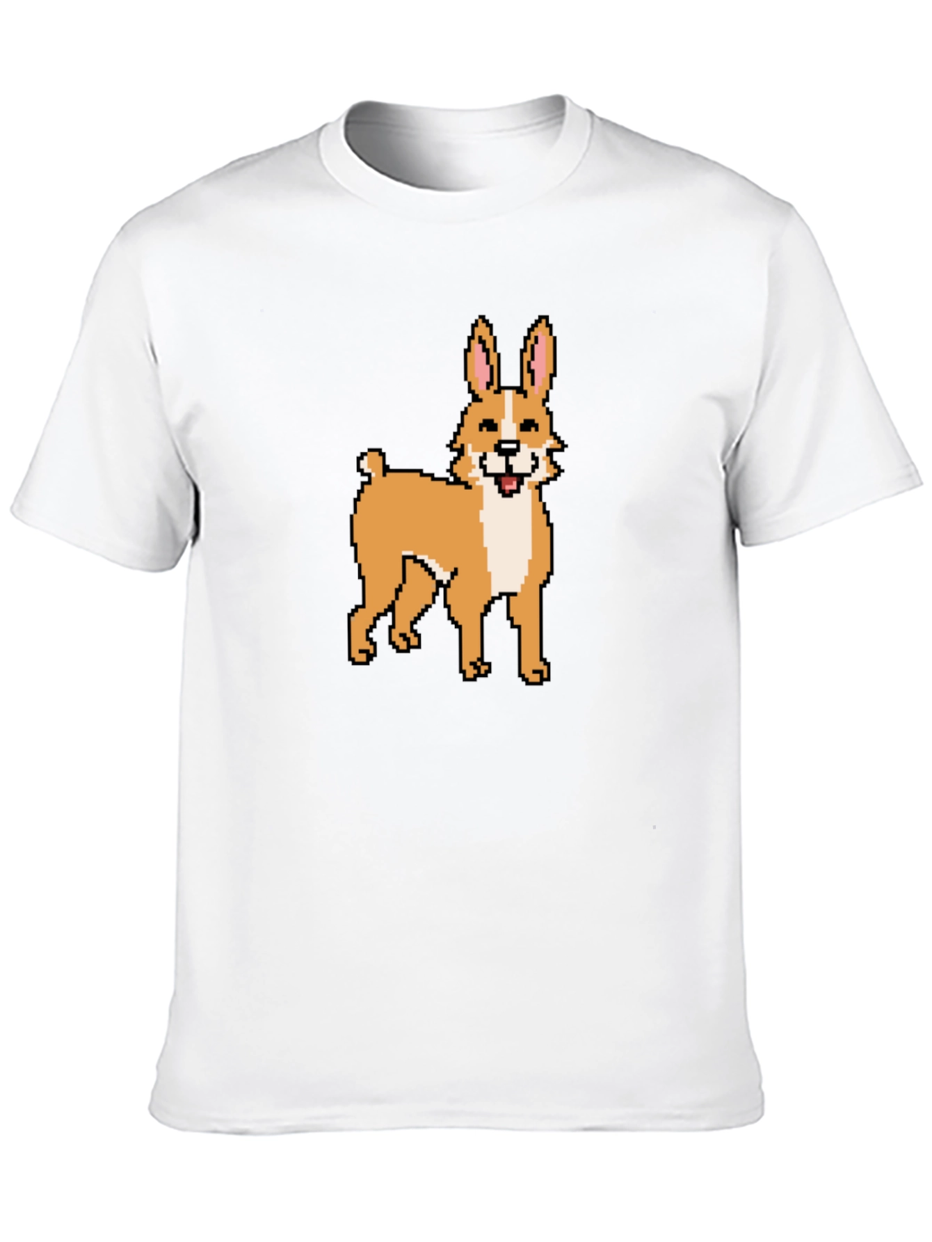 Pixel Art Dog T-Shirt - Unique Graphic Tee
