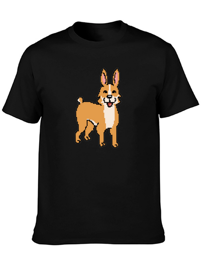 Pixel Art Dog T-Shirt - Unique Graphic Tee