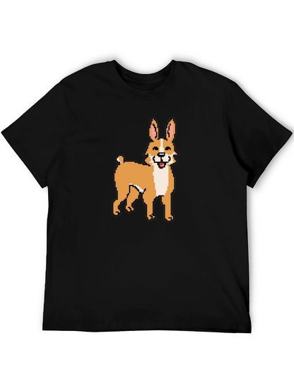 Pixel Art Dog T-Shirt - Unique Graphic Tee