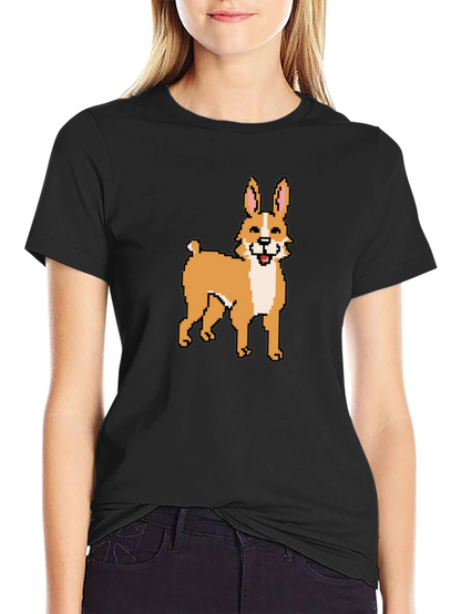 Pixel Art Dog T-Shirt - Unique Graphic Tee