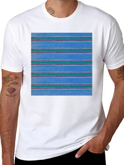 Striped Pattern Tee - Casual Wear