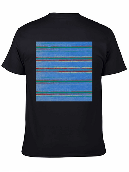 Striped Pattern Tee - Casual Wear