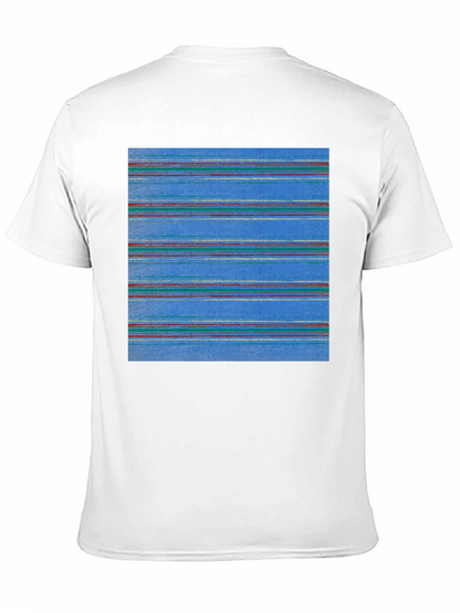 Striped Pattern Tee - Casual Wear
